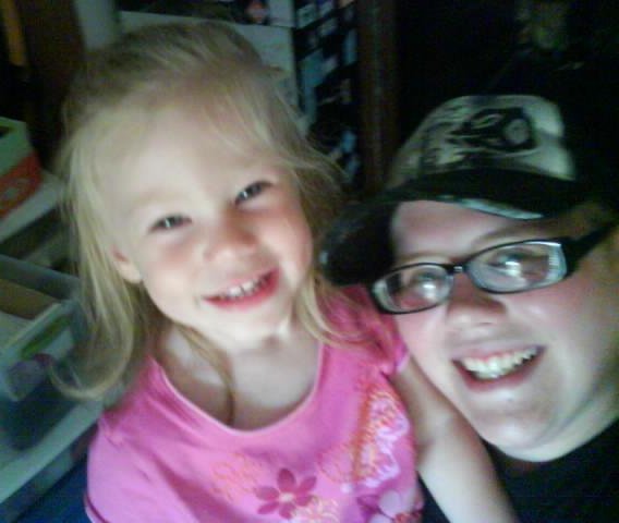 Brandy and one of the girls she loved most