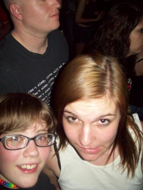 Brandy and Jenna at a concert