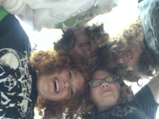 Brandy and friends in high school